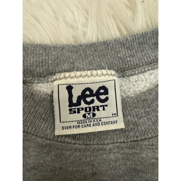 Lee Sport Vintage Green Bay Packers Brett Favre 4 Size Med USA Gray Sweatshirt - Picture 3 of 8